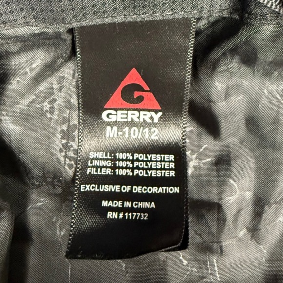 Gerry Boys Winter Jacket Youth M 10 12 Hooded Ski Snow Coat Gray - Picture 3 of 11